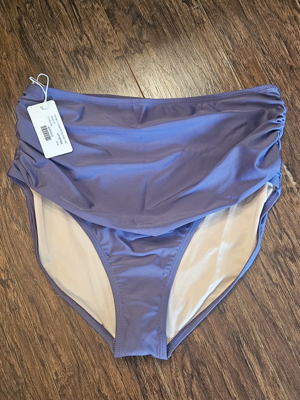 Brand NEW High-Waist Purple Swim Bottoms